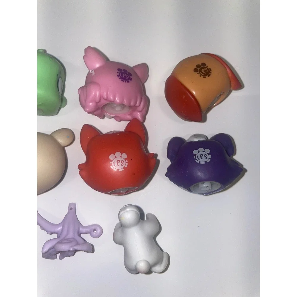 Lot Littlest Pet Shop LPS Heads and Accessories‎ Bundle For Kids Toy Hasbro